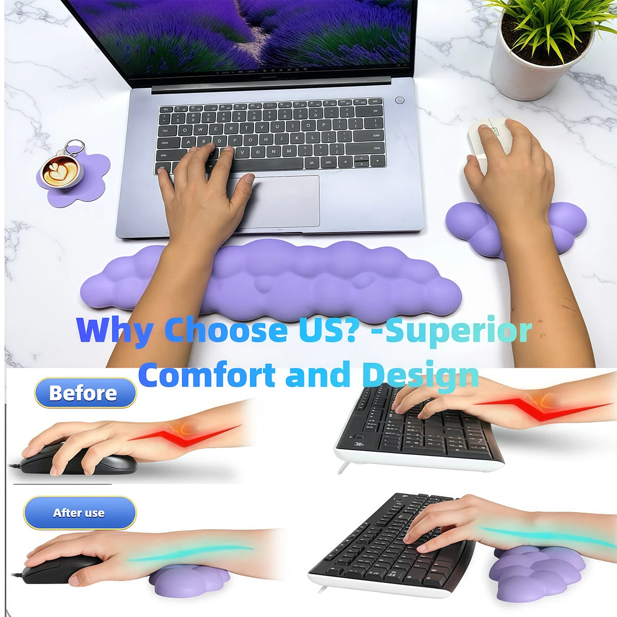 Pack confort fluffiepad